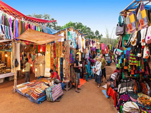 street shopping in goa
